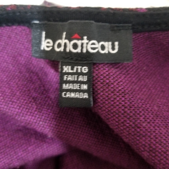 Le Chateau Purple XL Stretchy Dress - Picture 2 of 12